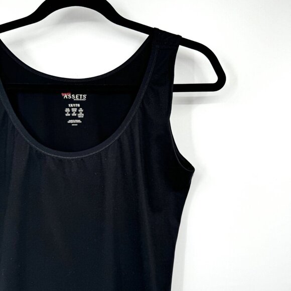 Spanx assets by Sarah Blakely  shape wear tank top womans plus size 1X Black - Picture 3 of 7